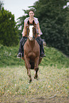 riding woman