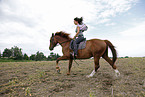 riding woman