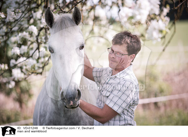 Mann und Warmblut / man and warmblood / VD-01248