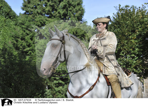 Christin Krischke mit Lusitano Ulysses / Christin Krischke and Lusitano Ulysses / SST-07934