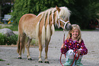 girl and Mini Shetland Pony