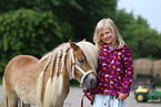 girl and Mini Shetland Pony