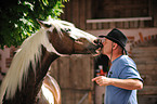 man and horse