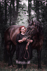 woman with horse