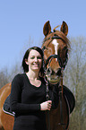 woman and Partbred-Araber