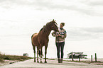 woman and Paso Peruano