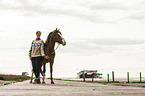 woman and Paso Peruano