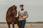 woman and Paso Peruano