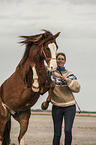 woman and Paso Peruano