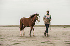 woman and Paso Peruano