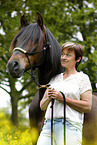 woman and Paso Peruano