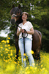 woman and Paso Peruano