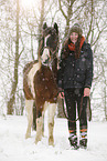 young woman with Pinto