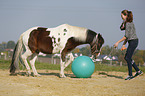 woman with Pinto