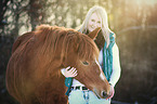 woman and Pony