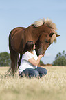 woman with pony