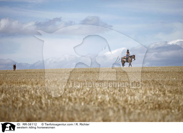 western riding horsewoman / RR-38112
