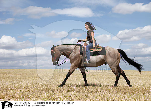 Westernreiterin / western riding horsewoman / RR-38130