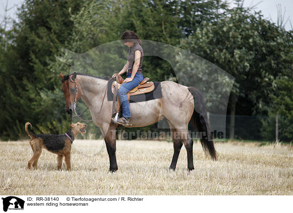 Westernreiterin / western riding horsewoman / RR-38140