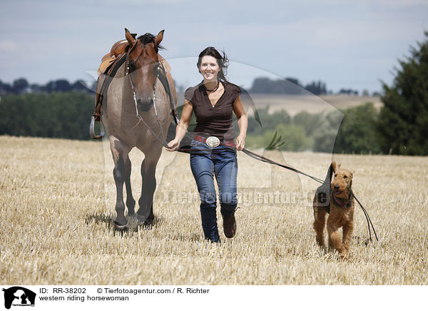 Westernreiterin / western riding horsewoman / RR-38202