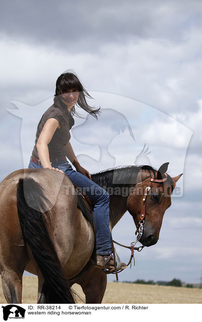 Westernreiterin / western riding horsewoman / RR-38214