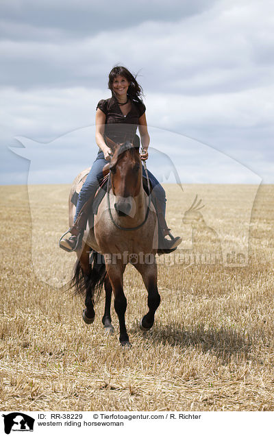 Westernreiterin / western riding horsewoman / RR-38229
