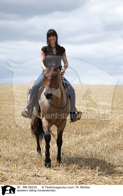 Westernreiterin / western riding horsewoman / RR-38230