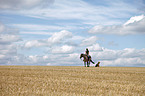 western riding horsewoman