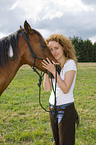 woman with Quarter Horse