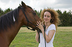 woman with Quarter Horse