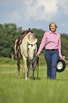 woman with Quarter Horse