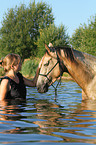 woman with Quarter Horse