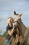 woman with Quarter Horse