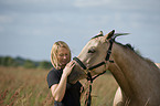 woman with Quarter Horse