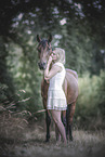 woman and Quarter Horse