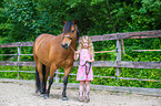 child and Quarter Pony