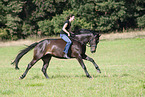 woman rides Rhinelander