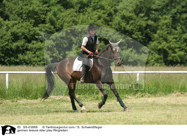 Reiterspiel: Ringreiten / german leisure rider play Ringreiten / SS-03868