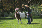 Diana Krischke mit Shetland Pony