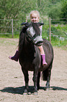 girl and Shetland Pony