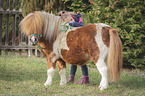 girl and Shetland Pony