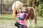 girl and Shetland Pony