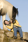 woman with Irish Tinker