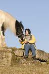 woman with Irish Tinker