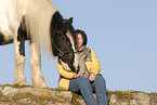 woman with Irish Tinker