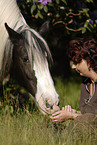 woman with Irish Tinker