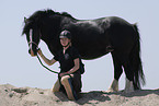 woman with Irish Tinker