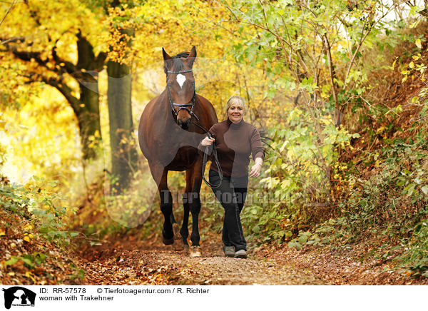 Frau mit Trakehner / woman with Trakehner / RR-57578