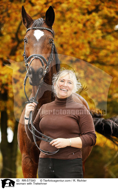 Frau mit Trakehner / woman with Trakehner / RR-57580
