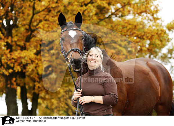 Frau mit Trakehner / woman with Trakehner / RR-57587